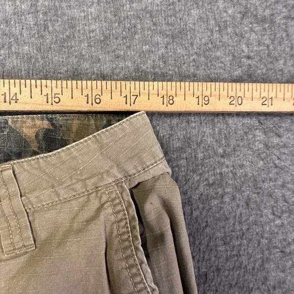 Columbia Pants Mens 36x30 Khaki Nylon Stretch Hiking Ripstop Quick Dry Utility - Picture 8 of 13